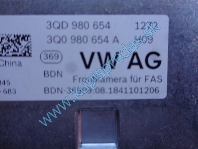 predná kapera, radar na vw volkswagen golf VII, 3QD980654